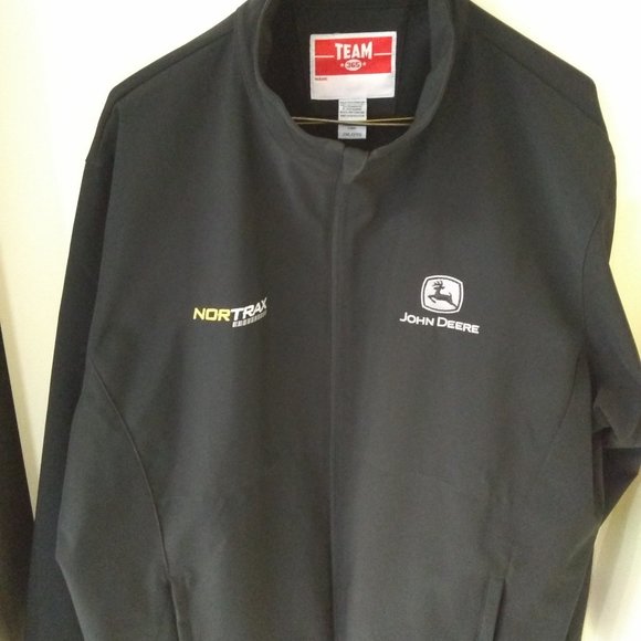 2xl men's heavy equipment embroidered polyester shell jacket. water resistant - Picture 2 of 5